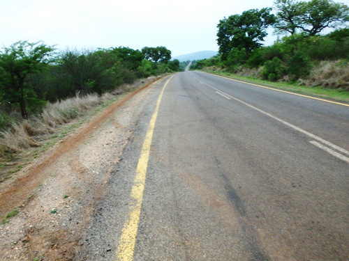 Hills ahead, steady climbing.